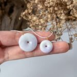 18K春彩平安扣吊坠 Spring-Color Peace Pendant