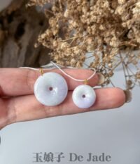 18K春彩平安扣吊坠 Spring-Color Peace Pendant