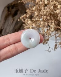 492146728_1262111582126878_8615897453022884747_n 18K三彩平安扣吊坠 Tricolor Jade Peace Pendant