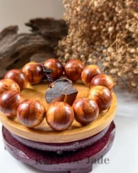 崖柏闪电纹手串 Thuja Lightning-Grain Bracelet