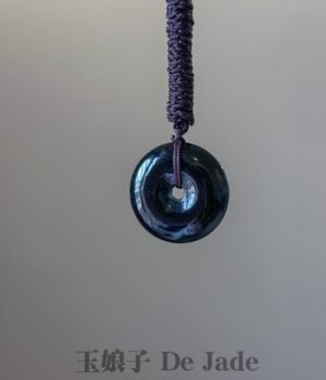 墨翠平安扣吊坠 Black Jadeite Peace Pendant