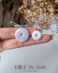 18K春彩平安扣吊坠 Spring-Color Peace Pendant