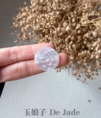 木那雪花棉无事牌裸石 Muna Snow Cotton Wu Shi Pai Jadeite