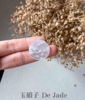 木那雪花棉无事牌裸石 Muna Snow Cotton Wu Shi Pai Jadeite