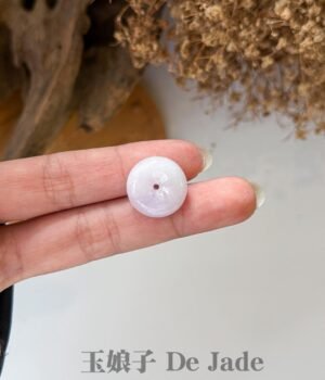 紫翡平安扣吊坠 Purple Jade Peace Pendant