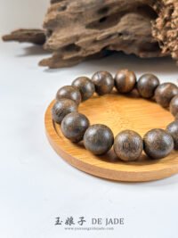 沉香富森红土手串 Fusen Red Soil Agarwood Bead Bracelet