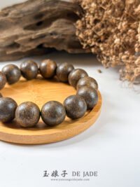 沉香富森红土手串 Fusen Red Soil Agarwood Bead Bracelet