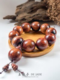 IMG_3006.JPG 海南黄花梨木手串 Hainan Huanghuali Wood Bead Bracelet