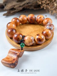 IMG_3010.JPG 崖柏黑金刚雀眼瘤疤手串 Thuja Black King Kong Bird-Eye & Nodule Bead Bracelet