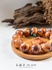 IMG_3011.JPG 崖柏黑金刚雀眼瘤疤手串 Thuja Black King Kong Bird-Eye & Nodule Bead Bracelet