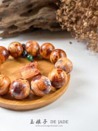 IMG_3012.JPG 崖柏黑金刚雀眼瘤疤手串 Thuja Black King Kong Bird-Eye & Nodule Bead Bracelet