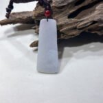 春彩山水吊坠 Spring-Colored Jade Landscape Pendant