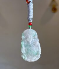 财神爷吊坠 God of Wealth Jade Pendant