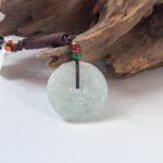 花开富贵平安扣吊坠 Blooming Prosperity Peace Pendant