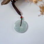 花开富贵平安扣吊坠 Blooming Prosperity Peace Pendant