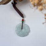 花开富贵平安扣吊坠 Blooming Prosperity Peace Pendant