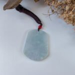 春彩普贤菩萨吊坠 Spring Color Samantabhadra Bodhisattva Jade Pendant