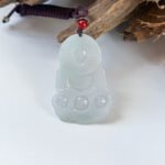 春彩观音吊坠 Spring-Color Guanyin Jade Pendant