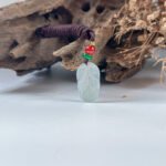 冰叶子吊坠 Icy Jade Leaf Pendant