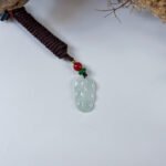 冰叶子吊坠 Icy Jade Leaf Pendant