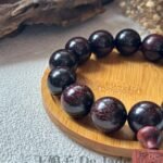 小叶紫檀金星手串 Small-leaf Rosewood With Golden Star Bracelet