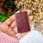 小叶紫檀瘤疤料无事牌吊坠 Small-Leaf Rosewood Pendant