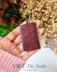 小叶紫檀瘤疤料无事牌吊坠 Small-Leaf Rosewood Pendant