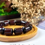 印度小叶紫檀桶珠手串 Indian Small-Leaf Rosewood Barrel Bead Bracelet