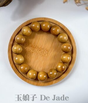 金丝楠乌金料手串 Golden Phoebe Black Gold Bracelet