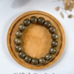 金丝楠阴沉绿料手串 Golden Phoebe Green Buried Wood Bracelet