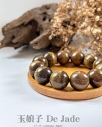 金丝楠乌金手串 Golden Phoebe Black Gold Bracelet