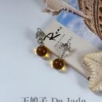 490076339_1251526066518763_1511541408484238431_n S925 琥珀耳钉 S925 Amber Earrings