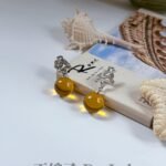 490346594_1251526079852095_1946503190992727800_n S925 琥珀耳钉 S925 Amber Earrings