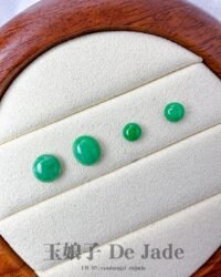 490411709_1253176916353678_1562548085879917459_nC 果绿翡翠蛋面 Green Jade Cabochon