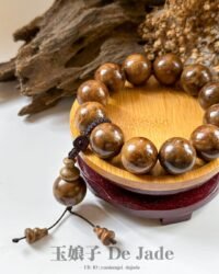 490881634_1256030759401627_2115084029511277888_n 金丝楠阴沉瘤疤手串 Golden Phoebe Buried Wood Burl Bracelet