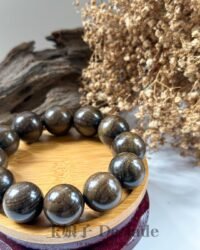 金丝楠阴沉乌木手串 Golden Phoebe Buried Wood Bracelet