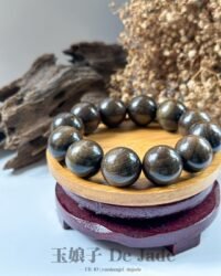金丝楠阴沉乌木手串 Golden Phoebe Buried Wood Bracelet