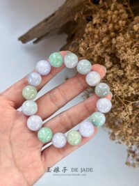 IMG_4244.JPG 多宝翡翠手串 Multi-Color Jade Bracelet