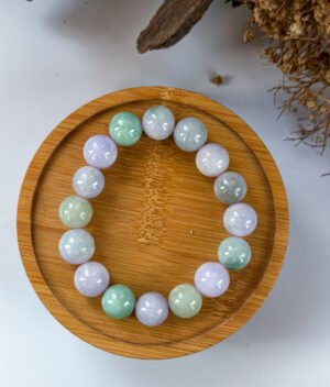 多宝翡翠手串 Multi-Color Jade Bracelet