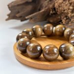 IMG_4276.JPG B 金丝楠乌金料手串 Golden Phoebe Black-Gold Bracelet