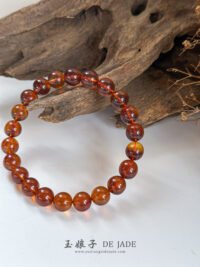 IMG_4578.JPG琥珀 紫翳蜜手串 Purple Dark Amber Bracelet