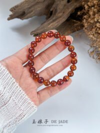 IMG_4581.JPG 琥珀 紫翳蜜手串 Purple Dark Amber Bracelet