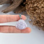 IMG_4593.JPG 笑 紫 S925紫翡笑佛吊坠 Purple Jade Laughing Buddha Pendant