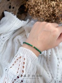 辣阳绿翡翠手串 Yang Green Jade Bracelet