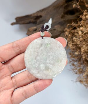 龙凤吊坠 Dragon & Phoenix Jade Pendant