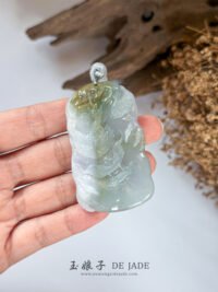 IMG_5282.JPG 半山半水龙牌吊坠 Dragon Pendant