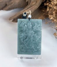 IMG_5297.JPG 蓝水御龙观音吊坠 Blue Water Jade Guanyin & Dragon Pendant