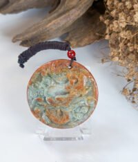 IMG_5305.JPG 原皮红翡龙吊坠 Natural Red Jade Dragon Pendant
