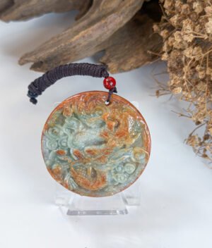 IMG_5305.JPG 原皮红翡龙吊坠 Natural Red Jade Dragon Pendant