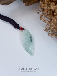 IMG_5307.JPG 飘花龙鱼吊坠 Floating Flower Dragon Fish Jade Pendant